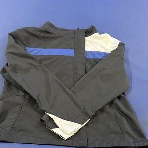 Women's Black and Cream Utility Jacket